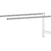 Anbaugestell, Basic, Höhe fix 720mm