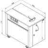 Halbautomatischen Umreifungsmaschinen, offen od. geschlossen – Bild 3