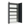Stahlschrank - Metallschrank - Stahlschrank Regal - für Lager, Garage - Abschliessbar