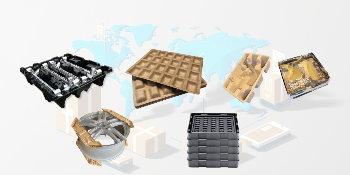 Formverpackungen aus nachwachsenden Rohstoffen Blister Tray Papierblister Schweiz Cyrrus